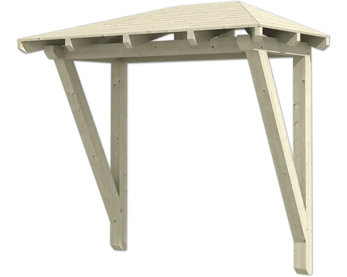 Holz Vordach Konstruktion