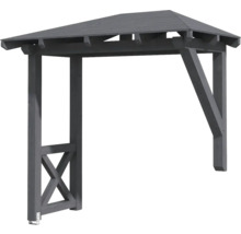Holzpergola mit Dach für den Garten