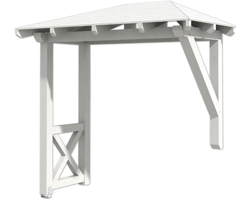 Holzpergola mit Dach für den Garten