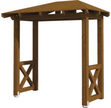 Holzpergola mit Dach für den Garten