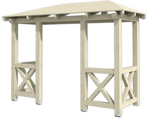 Holzpavillon mit Dach für den Garten