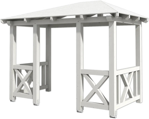 Holzpavillon mit Dach für den Garten