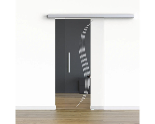 Pertura Glasschiebetür Komplettset Glera Sweep 01 1025x2050 mm Rechts inkl. Beschlag Selir Aluminium natur,Stangengriff Pertura Glasschiebetür Komplettset Glera Sweep 01 1025x2050 mm Rechts inkl. Beschlag Selir Aluminium natur,Stangengriff