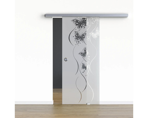 Pertura Glasschiebetür Komplettset Glera Butterfly 02 1025x2050 mm Rechts inkl. Beschlag Selir Aluminium Edelstahloptik,Griffmuschel Pertura Glasschiebetür Komplettset Glera Butterfly 02 1025x2050 mm Rechts inkl. Beschlag Selir Aluminium Edelstahloptik,Griffmuschel