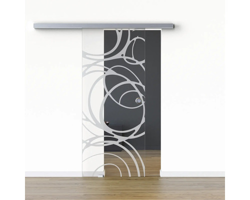 Pertura Glasschiebetür Komplettset Glera Mystic 01 1025x2050 mm Links inkl. Beschlag Selir Aluminium Edelstahloptik,Griffmuschel Pertura Glasschiebetür Komplettset Glera Mystic 01 1025x2050 mm Links inkl. Beschlag Selir Aluminium Edelstahloptik,Griffmuschel