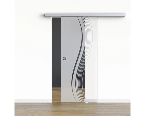 Pertura Glasschiebetür Komplettset Glera Reflect 02 1025x2050 mm Rechts inkl. Beschlag Selir Aluminium natur,Griffmuschel Pertura Glasschiebetür Komplettset Glera Reflect 02 1025x2050 mm Rechts inkl. Beschlag Selir Aluminium natur,Griffmuschel