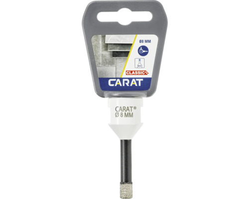 Carat Foret de séchage EHSC Classic Ø 8 mm M14 Carat Foret à carrelage diamètre 8 millimètres