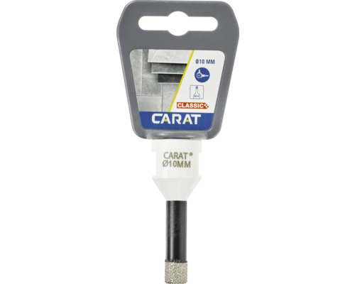 Carat Foret de séchage EHSC Classic Ø 10 mm M14 Carat Foret à carrelage diamètre 10 millimètres
