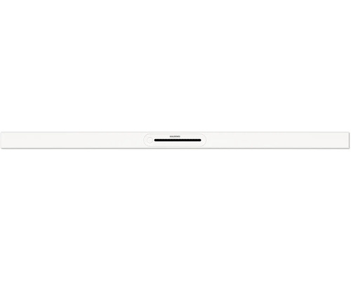 Caniveau de douche KALDEWEI FLOWLINE ZERO 2401 1200 mm Acier inoxydable blanc mat Réglage manuel de la charge