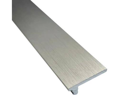 Abschlussprofil Klemmprofil Aluminium silber , 2500 mm Bodenprofil aus Metall