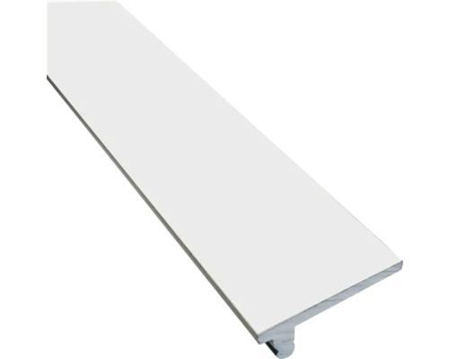 Abschlussprofil Klemmprofil Aluminium weiss , 2500 mm Bilderleiste aus Kunststoff