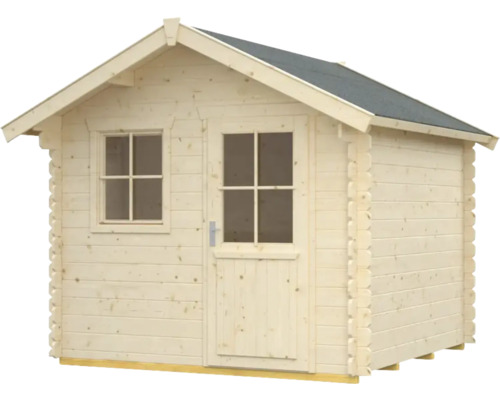 Abri de jardin en bois avec porte et fenêtre