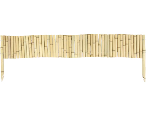 Bordure de jardin en bambou 114 x 18 cm
