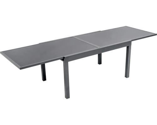 Table de jardin extensible avec plateau