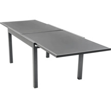 Table de jardin extensible en métal pour l''extérieur