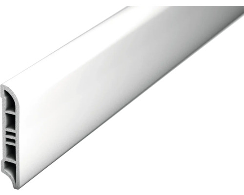 Prinz Klemmsockelleiste PVC Cellpro weiss 60x2400 mm Sockelleiste aus Kunststoff