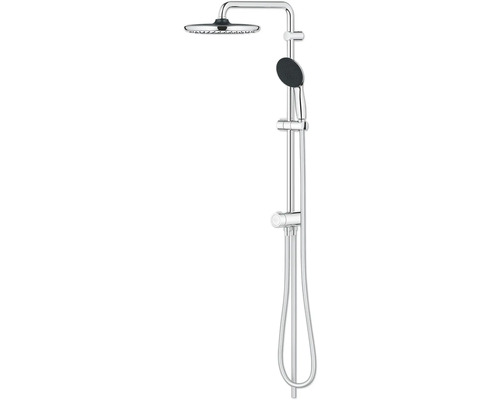 Colonne de douche Grohe Quickfix Vitalio Start 250 chrome brillant 26680001 Système de douche avec douche de tête et douchette à main