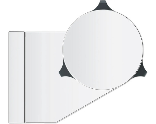 Illustration d''un miroir de salle de bains blanc