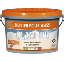 HORNBACH Meister Polarweiss Glamour Soft Wandfarbe im Wunschfarbton mischen lassen-thumb-1