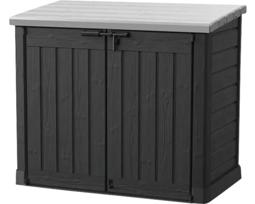 Gartenschrank mit Holzeffekt und zwei Türen