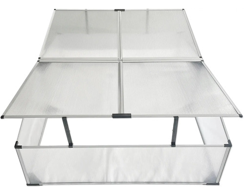 Châssis de culture en plastique avec cadre en aluminium