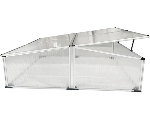 Châssis de culture avec couvercle ouvert