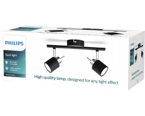 Emballage d''un spot Philips avec deux lampes
