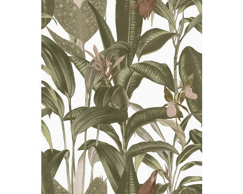 Papier peint à motif de plantes