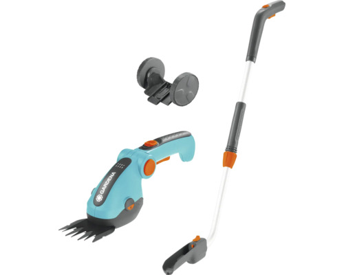 Set cisaille à gazon sans fil Gardena avec manche et roues