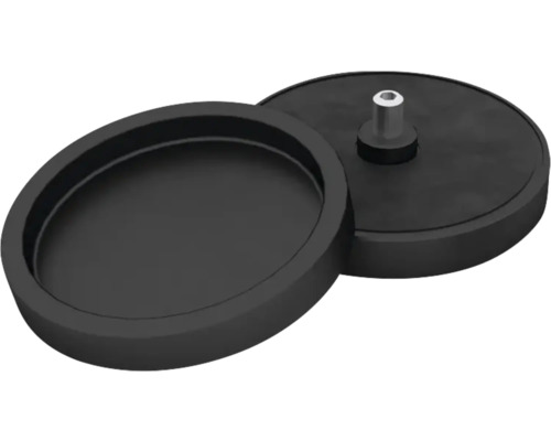 Disque de polissage rond avec support