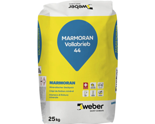 weber Marmoran Mineral Vollabrieb 1,5 mm 25 kg