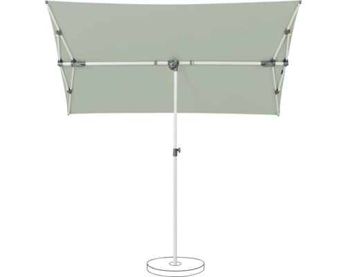Parasol de marché Suncomfort FlexRoof 210 x 150 cm frost green