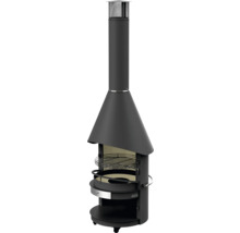 Cheminée de jardin avec fonction grill pour l''extérieur