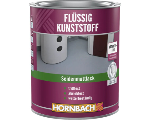 Dose mit flüssigem Kunststoff Seidenmattlack von Hornbach
