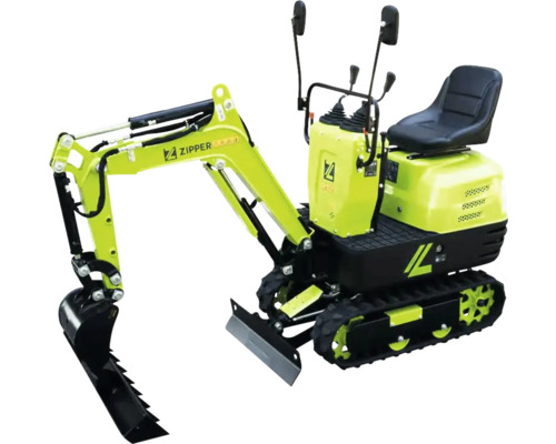 Mini-pelle compacte avec godet