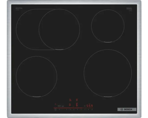 Plaque de cuisson à induction avec cadre Bosch PIF645HB1E 60 cm 4 zones de cuisson autonome