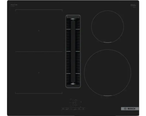 Plaque de cuisson à induction avec hotte aspirante sans cadre Bosch PVS611B16E 60 cm 4 zones de cuisson autonome