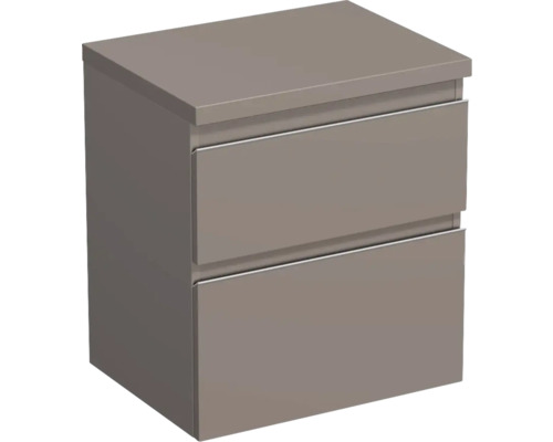 Waschtischunterschrank Jungborn TRENTA BxHxT 56.7x64.6x44.5 cm basalto glanz - Griff silber Waschtischunterschrank Jungborn TRENTA BxHxT 56.7x64.6x44.5 cm basalto glanz - Griff silber