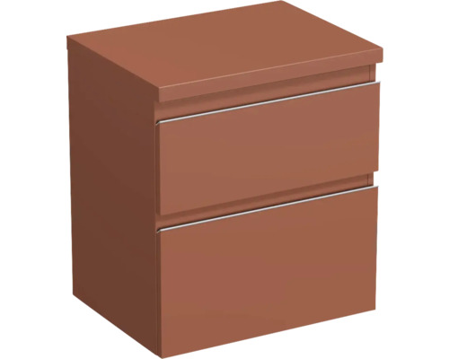 Waschtischunterschrank Jungborn TRENTA BxHxT 56.7x64.6x44.5 cm cotto matt - Griff silber Waschtischunterschrank Jungborn TRENTA BxHxT 56.7x64.6x44.5 cm cotto matt - Griff silber