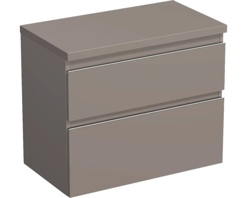 Waschtischunterschrank Jungborn TRENTA BxHxT 76.7x64.6x44.5 cm basalto glanz - Griff silber Waschtischunterschrank Jungborn TRENTA BxHxT 76.7x64.6x44.5 cm basalto glanz - Griff silber