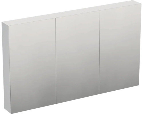 Spiegelschrank Jungborn TRENTA BxHxT 120x72x14.4 cm 3D-Streifen-Struktur weiss