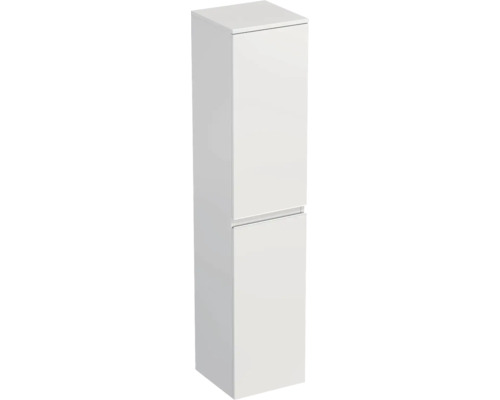 Hochschrank Jungborn TRENTA rechts BxHxT 35x161.8x35 cm weiss glanz - Griff weiss