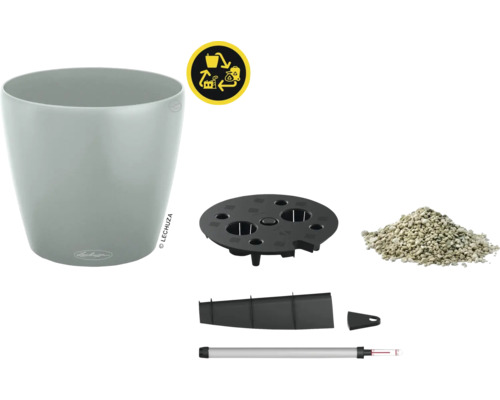 Lechuza Classico LS 21 Pot de fleurs avec système d''arrosage et accessoires