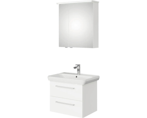 Badmöbel-Set pelipal Sunline 105 69x200x48.5 cm weiss 3-teilig