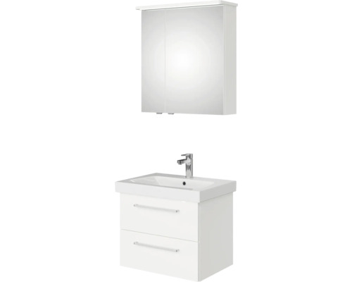 Ensemble de meubles de salle de bains pelipal Sunline 105 66x200x46.5 cm blanc 3 pièces