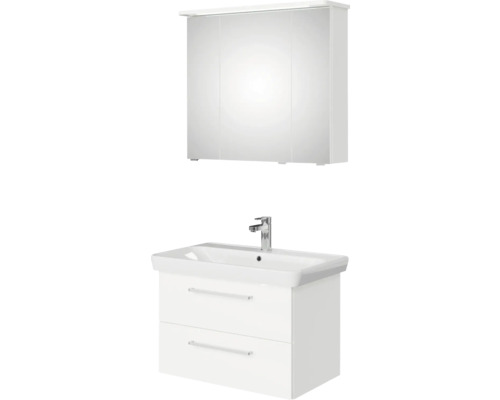 Ensemble de meubles de salle de bains pelipal Sunline 105 80.5x200x48.5 cm blanc 3 pièces