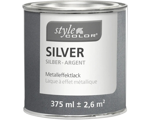 Laque à effet métallique SILVER StyleColor argent 375 ml