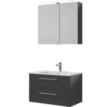 Ensemble de salle de bains avec armoire de toilette et meuble sous-lavabo