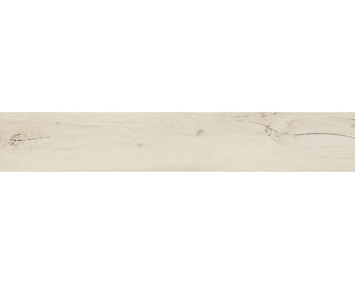 Carrelage sol et mur en grès cérame fin Mumble-B natural 19.5x121 cm