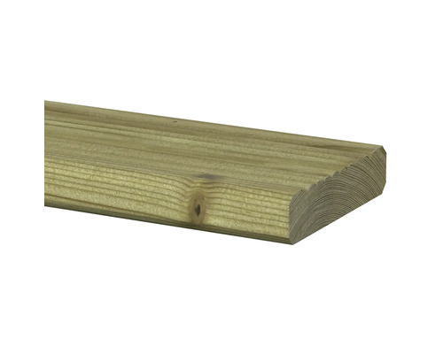 Planche en bois avec bord arrondi